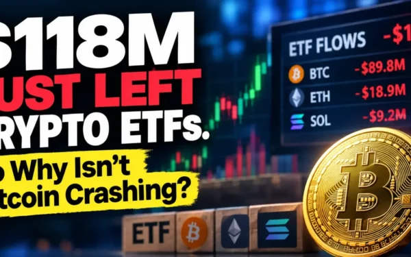 $118M Just Left Crypto ETFs. So Why Isn’t Bitcoin Crashing?